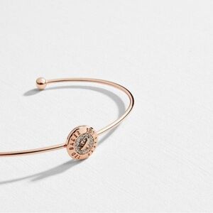 Ted Baker Elvas Rose Gold Glitter Dust Mini‎ Button Cuff